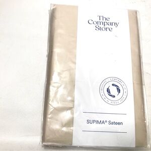 (2) The Company Store Legends Hotel Supima WF Sateen Euro 26x26” Sham Alabaster